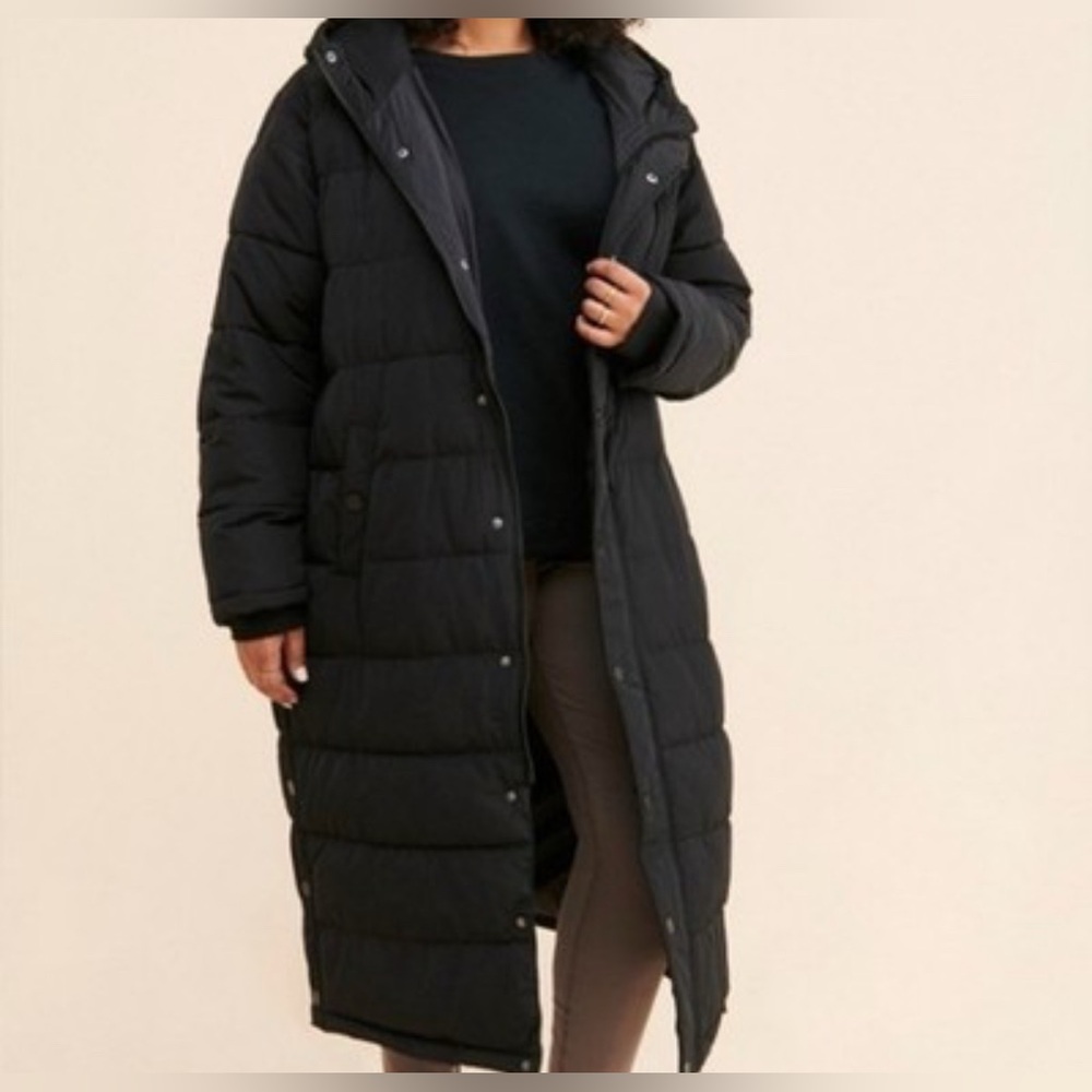 Free People Black Universal Standard Everest Puffer Jacket NWT